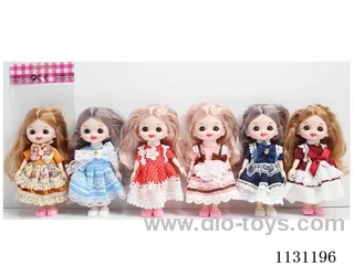 6" 16cm 13-jointed doll, Multi-mixed