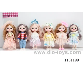 6" 16cm 13-jointed doll, Multi-mixed