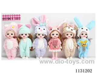 6" 16cm 13-jointed doll Multi-pack