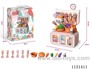 Toys Small Kitchen Set Pink