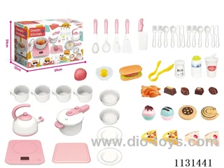Sound and Light Music Touch Kitchen Set (no package electricity package electricity +0.75yuan 3pcs No.7 battery)