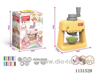 Colourful clay ice-cream maker standard version (yellow)