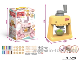 Coloured Clay Ice-cream Maker (Yellow)