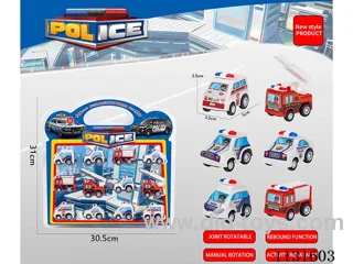 6 police car boomerang 12PCS