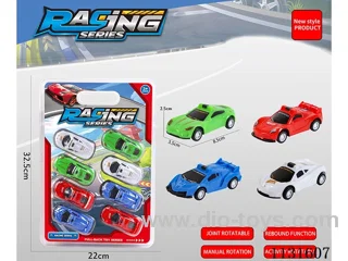 4 models of police car 8PCS