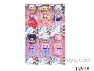 14" Vinyl Hand 4D Eye Doll with Music