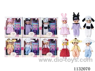 10" Empty Body Doll with Music Accessories