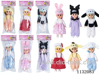 10" Full Body Vinyl 3D Eye Doll with Music