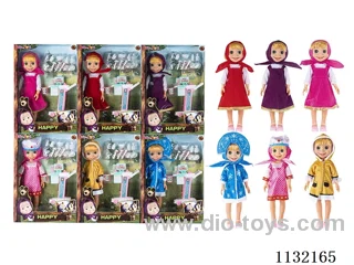14" Vinyl Hands 3D Eyes Masha Bear Doll with Martha's Theme Song Music with Accessories