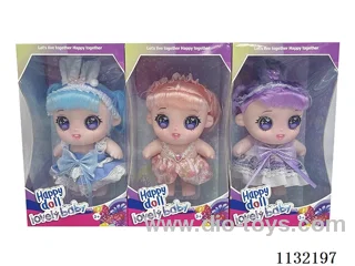 10" Full Body Vinyl 3D Eye Cotton Doll