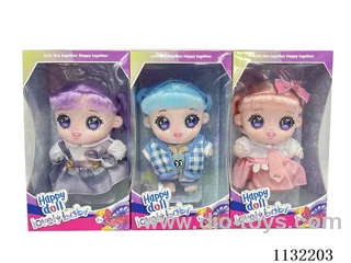 10" 3D Vinyl Cotton Doll with Eyes