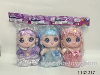 10" Solid 3D Eye Cotton Doll