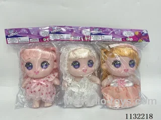 10" Solid Body 3D Eye Cotton Doll