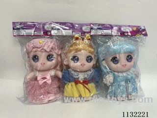 10" Solid 3D Eye Cotton Doll