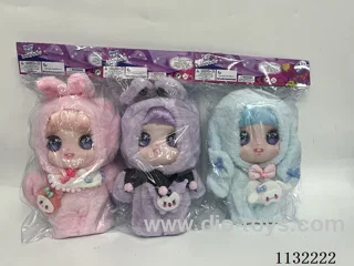 10" Solid 3D Eye Cotton Doll