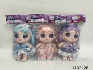 10" Solid 3D Eye Cotton Doll