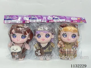 10" Solid 3D Eye Cotton Doll
