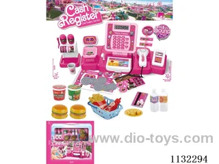 Burger set with calculator / sound / 2*AA batteries not included