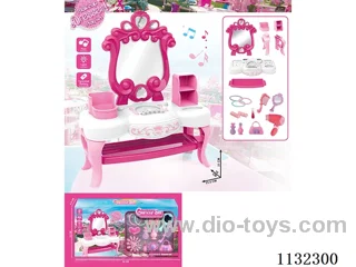 Dresser with accessories with lights and music / 2*AA batteries not included