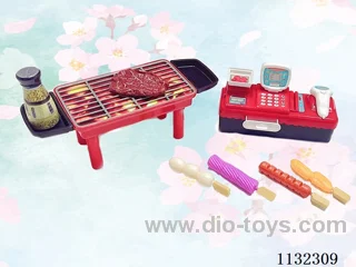 Cash register BBQ skewers + grill