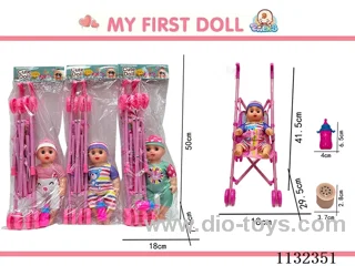 12inch doll with IC +45CM stroller