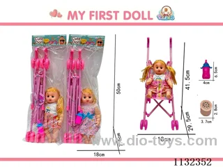 12inch doll with IC +45CM stroller