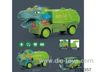 B/O Sound and Light Series Dinosaur Sanitation Vehicle
