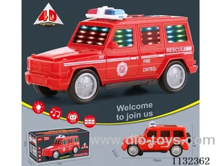 B/O sound and light 4D fire command vehicle