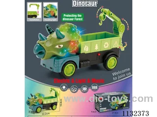 B/O Dinosaur Sanitation Lifting Truck