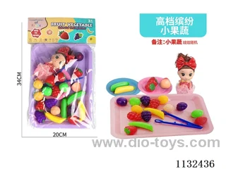 Simulation fruit and vegetable toys 25PCS