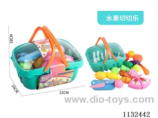 Simulation fruit and vegetable toys 19PCS