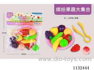 Simulation fruit and vegetable toys 12PCS