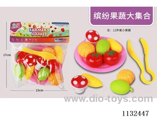 Simulation fruit and vegetable toys 12PCS