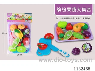 Simulation fruit and vegetable toys 12PCS