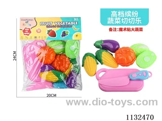 Simulation fruit and vegetable toys 6PCS