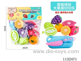 Simulation fruit and vegetable toys 6PCS