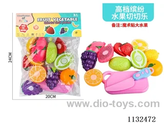 Simulation fruit and vegetable toys 8PCS