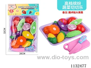 Simulation fruit and vegetable toys 9PCS