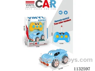 3ch Vinyl car with lights/music (batteries not included)