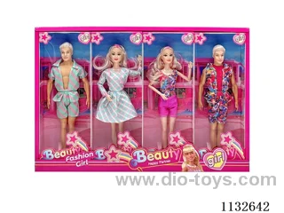 11.5inch Barbie(two men, two women)