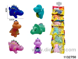 Enameled dinosaurs 6pcs