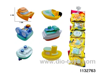 Plastic-lined boats 6pcs