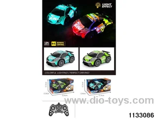 mini-PVC Lamborghini 4ch RC car included 3.7V lithium battery +USB