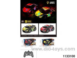 mini-PVC Lamborghini 4ch RC car included 3.7V lithium battery +USB