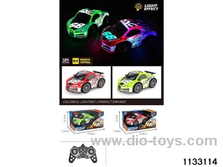 mini-PVC Bugatti 4ch RC car included 3.7V lithium battery +USB