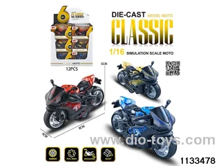 1:16 Alloy pull back car