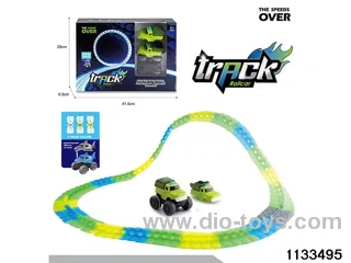 Glow-in-the-dark railcar