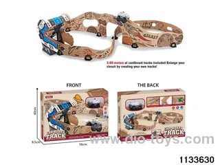 paper-track spaceman car