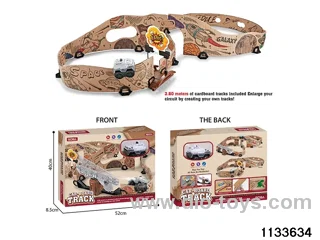 paper-track spaceman car