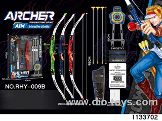 Simulated bow and arrow
